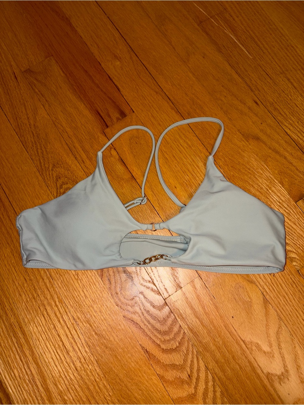 Light Green Cutout Bikini Top